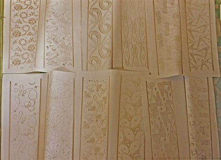 Stencil roller examples